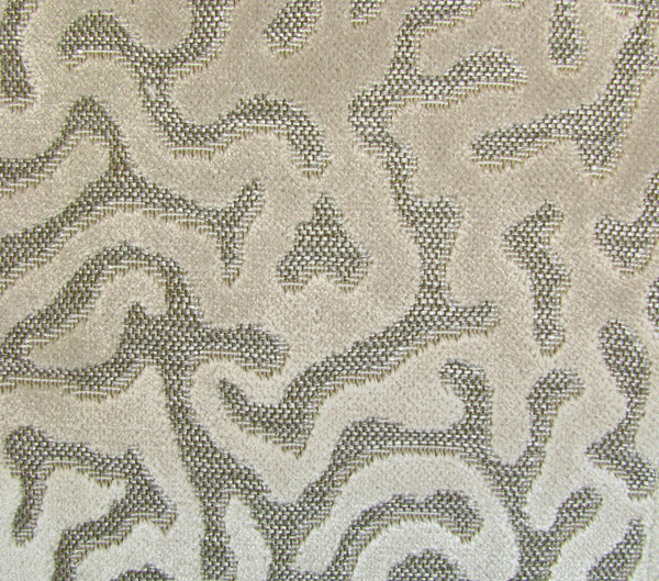 Amalfi E6 2523 300, velours meubelstof met stippen dessin.