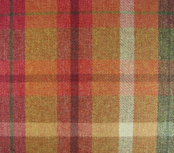 Galloway E4110-124, wollen meubelstof met geblokt patroon. | Effabrics.nl