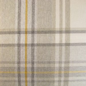 Strathmore E4111-107, wollen meubelstof met geblokt patroon. | Effabrics.nl