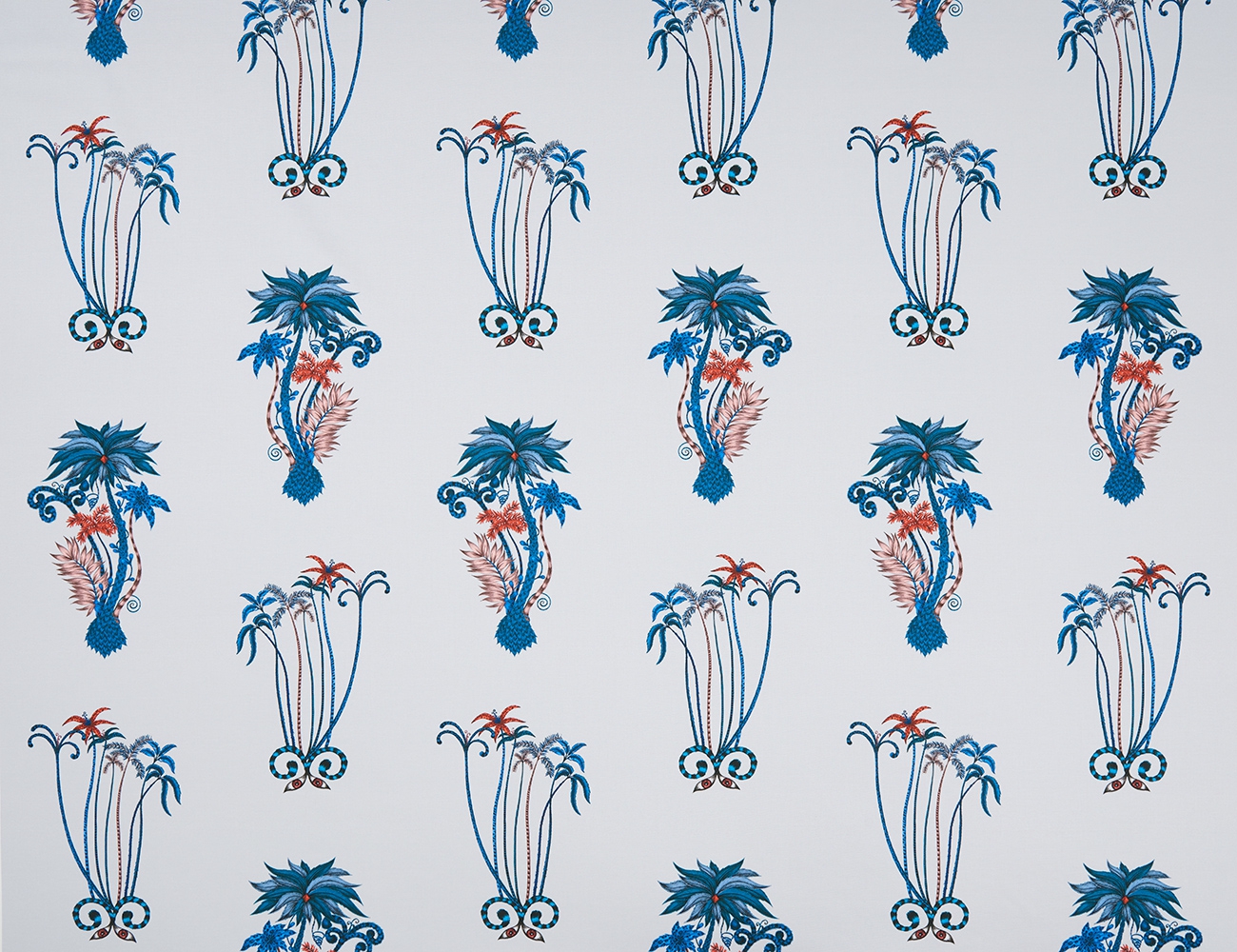 Jungle Palms Navy Velvet – Bild 2