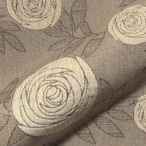 Mailer E5680-Flaxen, stevige meubelstof met een klein geometrisch patroontje. | Effabrics.nl