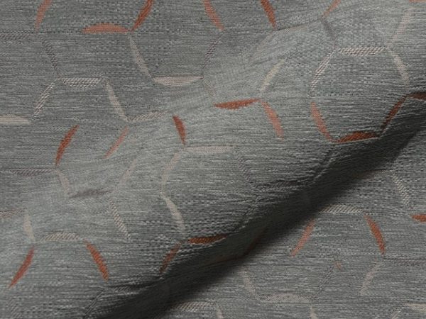 Meribel E5605-600 grau, chenille Polsterstoff | Effabrics.nl