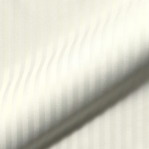 Fein gestreifte, feuerhemmende, klassischer Polsterstoff Rigello FR E5616-844 Perlweiß