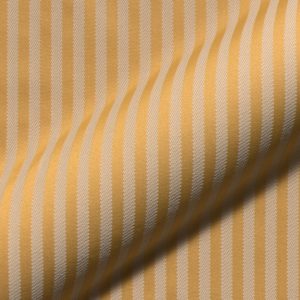 Fein gestreifte, feuerhemmende, klassischer Polsterstoff Rigello FR E5616-847 senf