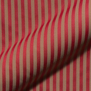 Fein gestreifte, feuerhemmende, klassischer Polsterstoff Rigello FR E5616-848 rot