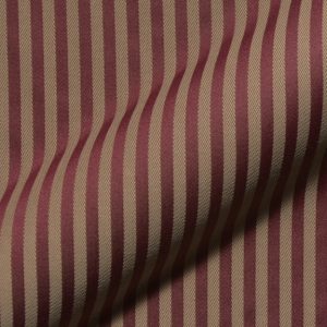 Fein gestreifte, feuerhemmende, klassischer Polsterstoff Rigello FR E5616-849 weinrot